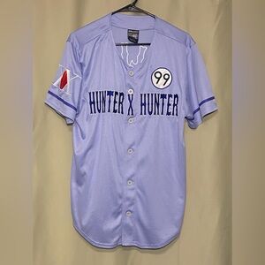Box Lunch Hunter X Hunter Killua Zoldyck Baseball Jersey 99 Purple Size L